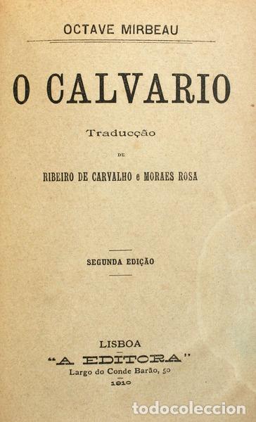 Libros antiguos: MIRBEAU. (Octave) - O CALVARIO. - Foto 1