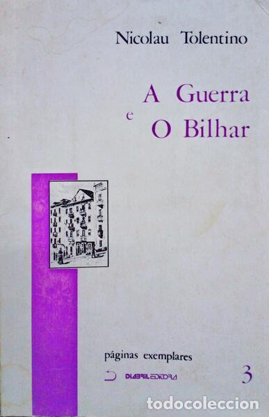 Libros antiguos: TOLENTINO. (Nicolau) - A GUERRA E O BILHAR. - Foto 1