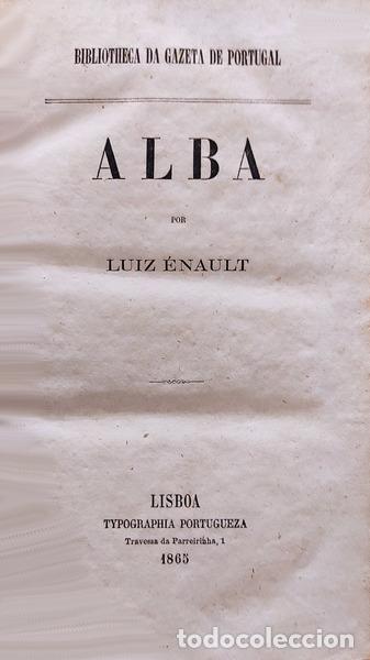 Libros antiguos: &Eacute;NAULT. (Luiz) - ALBA. - Foto 1