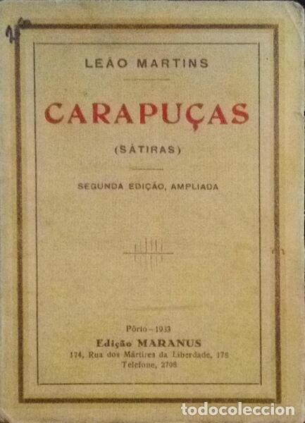 Libros antiguos: MARTINS. (Le&atilde;o) - CARAPU&Ccedil;AS. [2.&ordf; EDI&Ccedil;&Atilde;O] - Foto 1