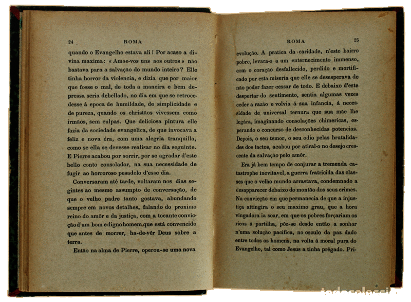 Libros antiguos: ZOLA. (&Eacute;mile) - ROMA. [2 VOLS.] - Foto 2