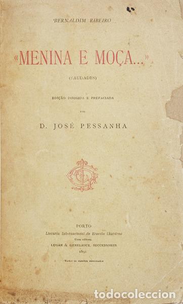 Libros antiguos: RIBEIRO. (Bernardim) - MENINA E MO&Ccedil;A... - Foto 1