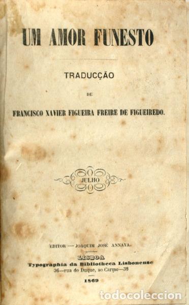 Antiquarische B&uuml;cher: UM AMOR FUNESTO.