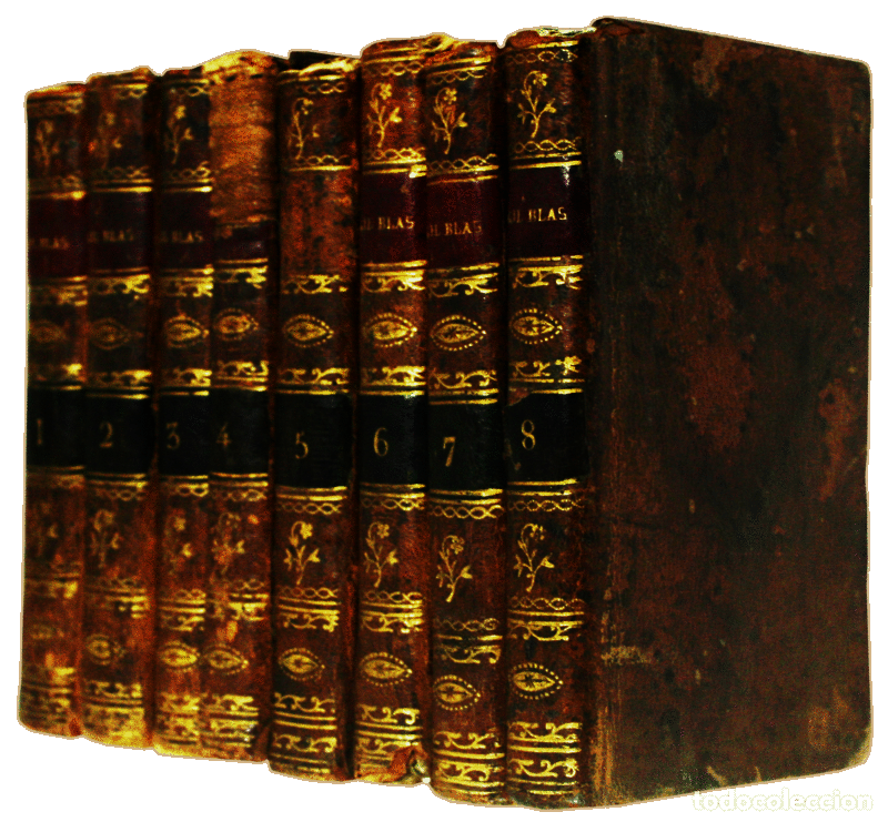 Libros antiguos: LESAGE. (Alain-Ren&eacute;) - HISTOIRE DE GIL BLAS DE SANTILLANE. - Foto 4