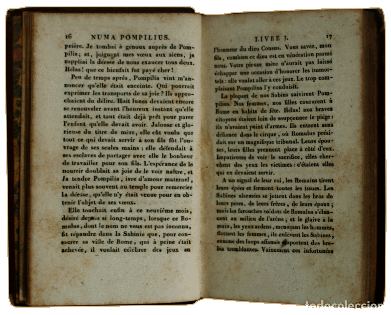 Libros antiguos: CLARIS DE FLORIAN. (Jean-Pierre) - NUMA POMPILIUS, SECOND ROI DE ROME. - Foto 3