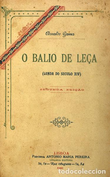 Libros antiguos: GAMA. (Arnaldo) - O BALIO DE LE&Ccedil;A. [02.&ordf; EDI&Ccedil;&Atilde;O] - Foto 1