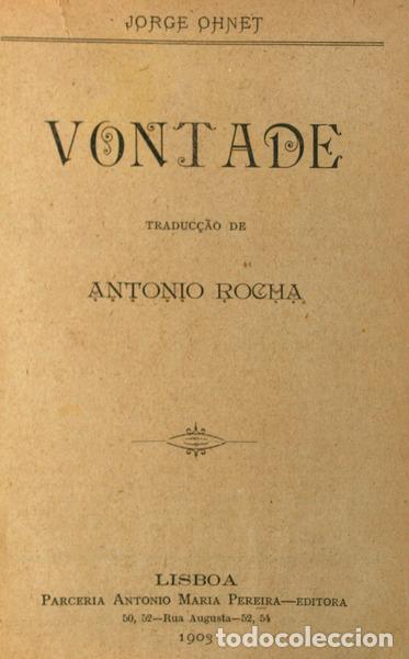 Libros antiguos: OHNET. (George) - VONTADE. - Foto 1