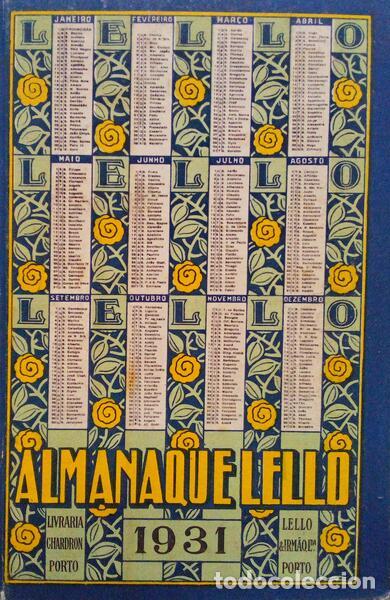 Libros antiguos: ALVARENGA. (Kol da) - ALMANAQUE LELLO 1931. - Foto 1