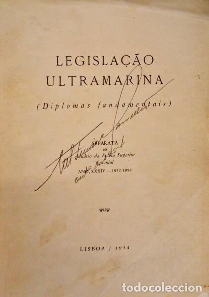 Libri antichi: LEGISLA&Ccedil;&Atilde;O ULTRAMARINA (DIPLOMAS FUNDAMENTAIS).
