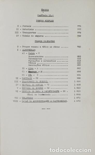 Old books: PROJECTO DO MONDEGO, PRE&Ccedil;OS SIMPLES. [CAP&Iacute;TULO 11]