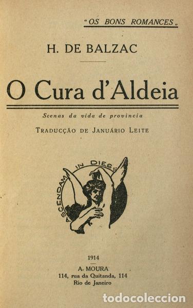 Libros antiguos: BALZAC. (Honor&eacute; de) - O CURA D&#39;ALDEIA. - Foto 1