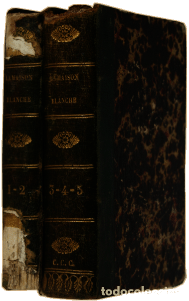 Libros antiguos: KOCK. (Charles-Paul de) - LA MAISON BLANCHE. [2 VOLS] - Foto 2