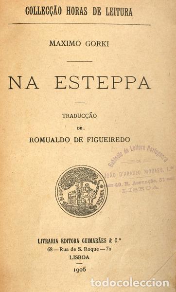 Libros antiguos: GORKI. (Maximo) - NA ESTEPPA. - Foto 1