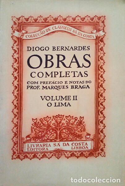 Libros antiguos: BERNARDES. (Diogo) - OBRAS COMPLETAS [Volume II]. - Foto 1