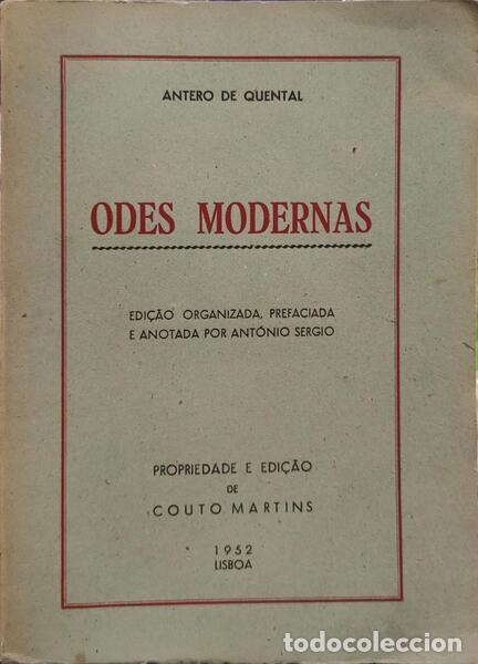 Libros antiguos: QUENTAL. (Antero de) - ODES MODERNAS. - Foto 1