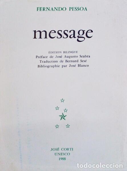 Libros antiguos: PESSOA. (Fernando) - MENSAGEM. MESSAGE. - Foto 1