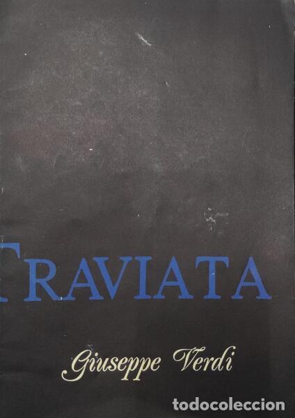 Libros antiguos: VERDI. (Giuseppe) - LA TRAVIATA. - Foto 1