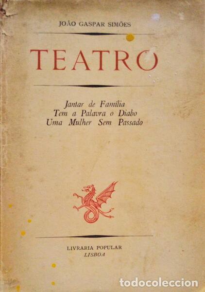 Libros antiguos: GASPAR SIM&Otilde;ES. (Jo&atilde;o) - TEATRO. - Foto 1