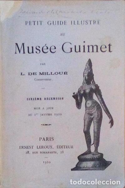 Old books: MILLOU&Eacute;. (L. de) - PETIT GUIDE ILLUSTR&Eacute; AU MUS&Eacute;E GUIMET.