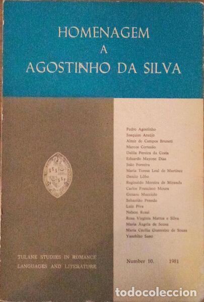 Libros antiguos: SILVA. (Agostinho da) - HOMENAGEM A (E &Agrave; REVELIA DE) AGOSTINHO DA SILVA. - Foto 1