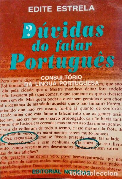 Libros antiguos: ESTRELA. (Edite) - D&Uacute;VIDAS DO FALAR PORTUGU&Ecirc;S - Foto 1