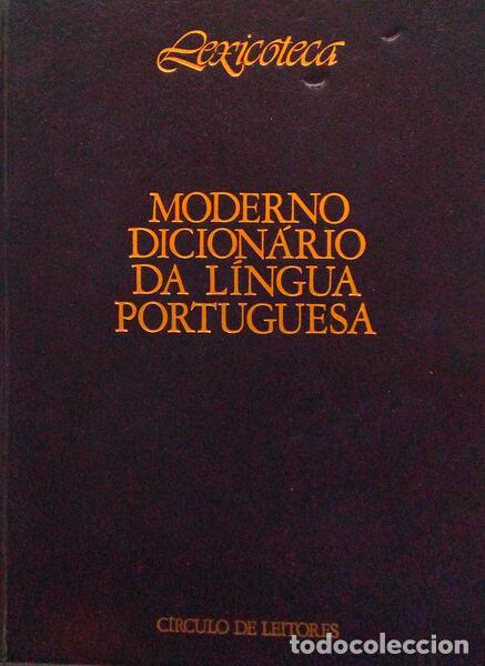 Libros antiguos: BARBOSA. (Henrique) - LEXICOTECA, MODERNO DICION&Aacute;RIO DA L&Iacute;NGUA PORTUGUESA. [2 VOLS.]