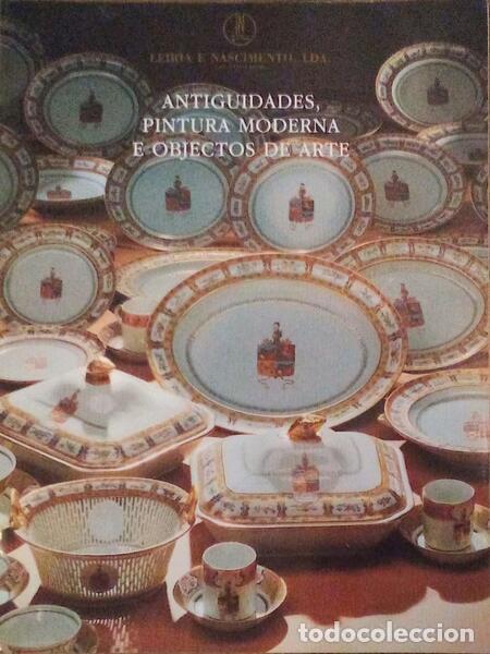 Livros antigos: ANTIGUIDADES, PINTURA MODERNA E OBJECTOS DE ARTE. LEIRIA E NASCIMENTO. LEIRIA E NASCIMENTO. ABRIL 19