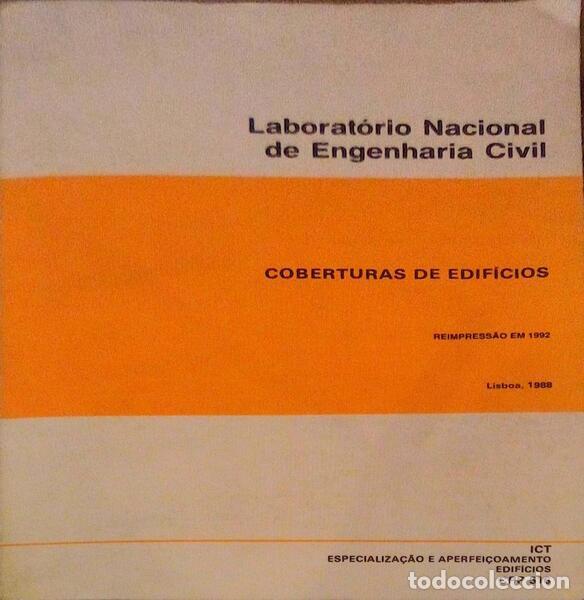 Libros antiguos: COBERTURAS DE EDIF&Iacute;CIOS. [REIMPRESS&Atilde;O 1992] - Foto 1