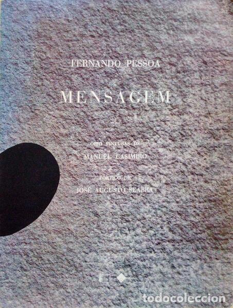 Libros antiguos: PESSOA. (Fernando) - MENSAGEM. - Foto 1