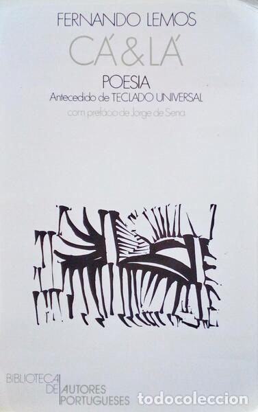 Libros antiguos: LEMOS. (Fernando) - C&Aacute;&L&Aacute;. POESIA. - Foto 1