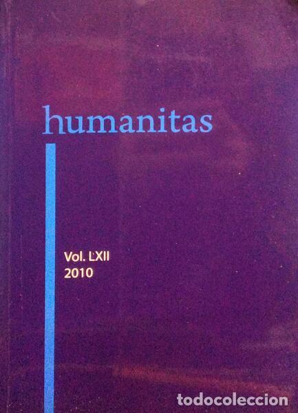 Libri antichi: HUMANITAS, VOL. LXII.