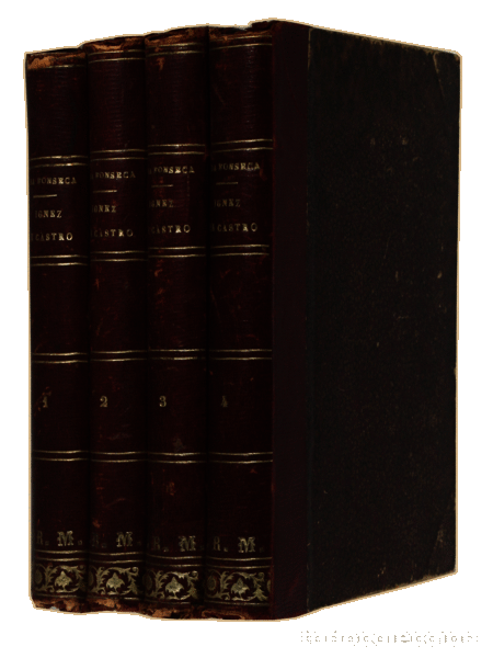 Libros antiguos: FONSECA. (Faustino da) - IGNEZ DE CASTRO [4 VOLUMES]. - Foto 4