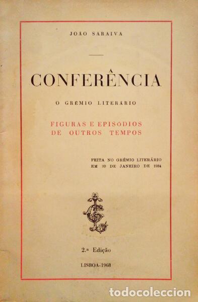 Libri antichi: SARAIVA. (Jo&atilde;o) - CONFER&Ecirc;NCIA.