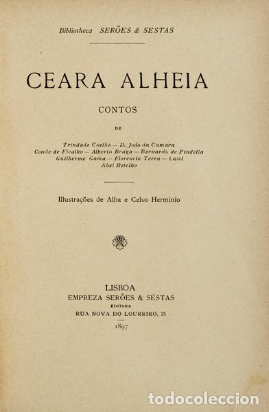 Libri antichi: TRINDADE COELHO. (Jos&eacute; Francisco) e outros. - CEARA ALHEIA.