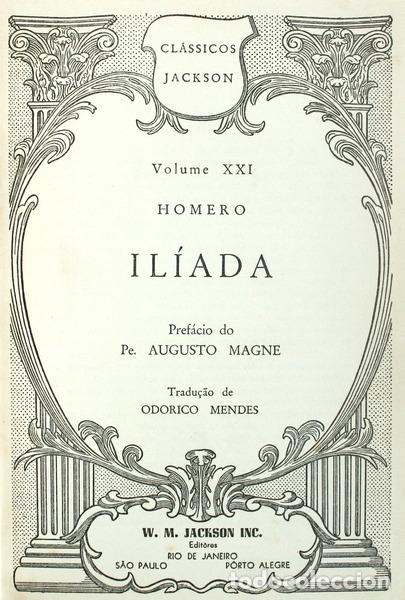 Libros antiguos: HOMERO. - IL&Iacute;ADA. - Foto 1
