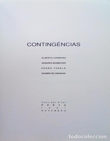 Libros antiguos: CARNEIRO. (Alberto) e outros. - CONTING&Ecirc;NCIAS. - Foto 1