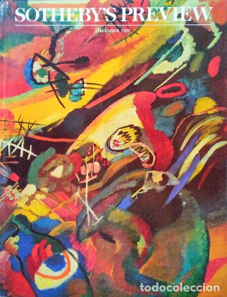 Libri antichi: SOTHEBY'S PREVIEW, DECEMBER, 1992.