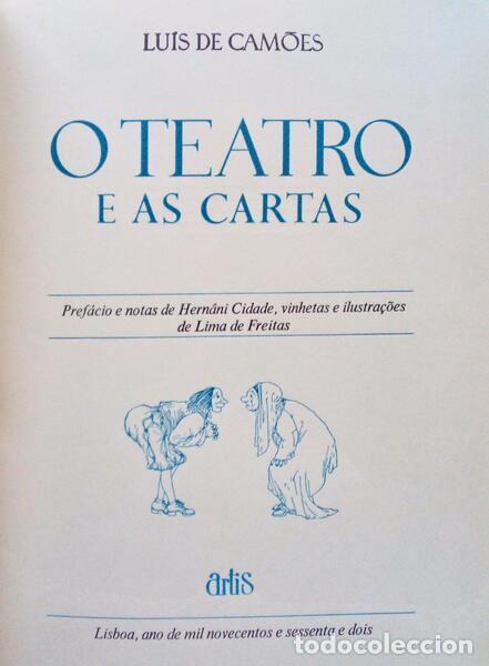 Libros antiguos: CAM&Otilde;ES. (Lu&iacute;s de) - O TEATRO E AS CARTAS. - Foto 1