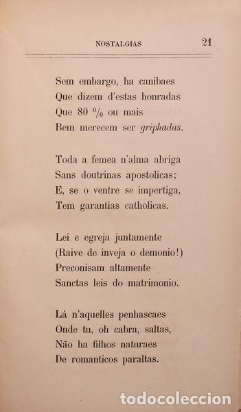 Libros antiguos: CASTELO BRANCO. (Camilo) - NOSTALGIAS (ULTIMA PROSA RIMADA). - Foto 3