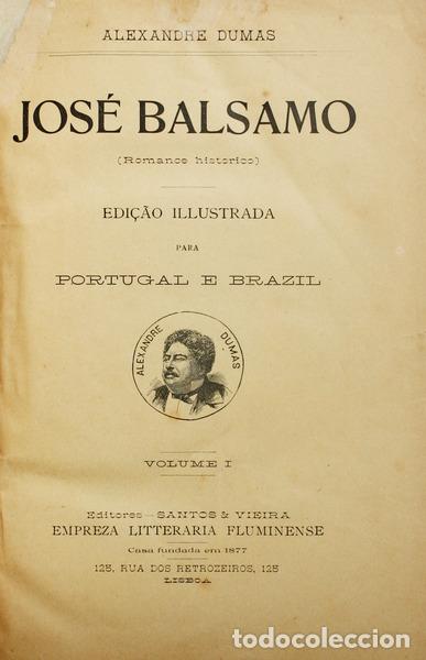 Libros antiguos: DUMAS. (Alexandre) - JOS&Eacute; BALSAMO. [3 VOLS.] - Foto 1