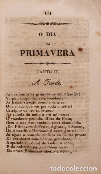 Libros antiguos: CASTILHO. (Ant&oacute;nio Feliciano de) - A PRIMAVERA. - Foto 2