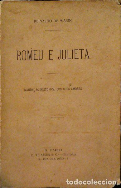 Libros antiguos: WARIN. (Reinaldo de) - ROMEU E JULIETA. - Foto 1