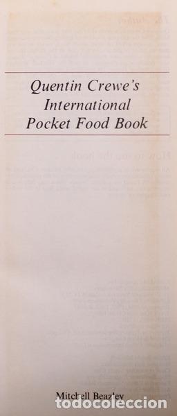 Old books: CREWE. (Quentin) - QUENTIN CREWE'S INTERNATIONAL POCKET FOOD BOOK.