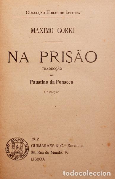 Libros antiguos: GORKI. (Maximo) - NA PRIS&Atilde;O. [2.&ordf; EDI&Ccedil;&Atilde;O] - Foto 1