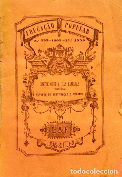 Libros antiguos: ENCYCLOPEDIA DAS FAMILIAS. - Foto 1