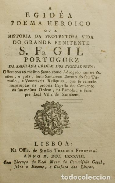 Libri antichi: XAVIER DO MONTE. (Jo&atilde;o Pedro) - A EGID&Eacute;A POEMA HEROICO