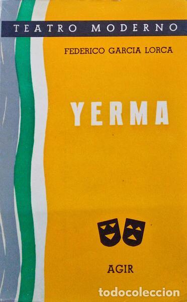 Libros antiguos: GARC&Iacute;A LORCA. (Federico) - YERMA. - Foto 1