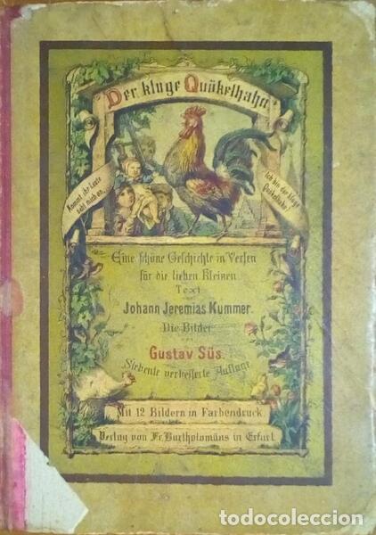 Old books: KUMMER. (Johann Jeremias) - DER KLUGE QU&Ouml;KELHAHN.