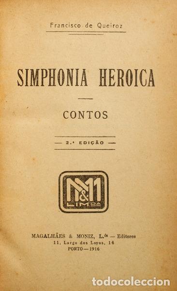 Libros antiguos: QUEIR&Oacute;S. (Francisco de) - SIMPHONIA HEROICA. - Foto 1