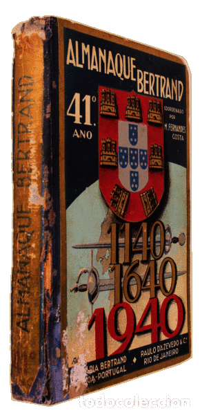 Libros antiguos: FERNANDES COSTA. (Maria) - ALMANAQUE BERTRAND 1940. - Foto 3